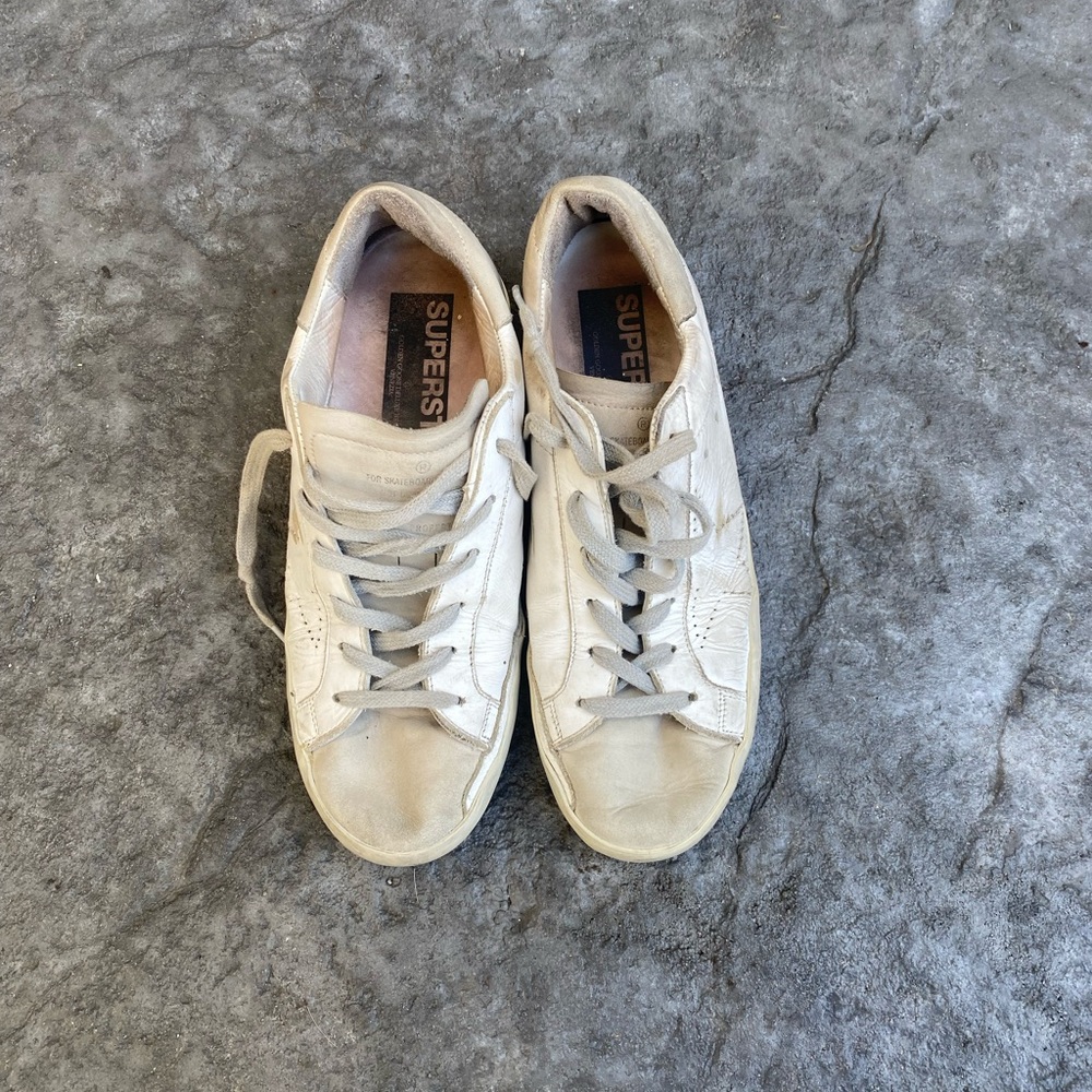 Golden Goose Superstar Mixed Leather Sneakers Sz39 - Picture 2 of 11